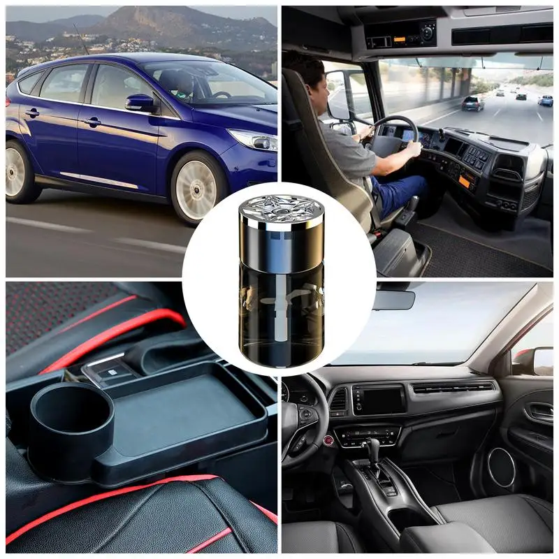 Car Air Freshener Diffuser 4 Levels Adjustable Intelligent Car Diffuser Small Aromatherapy Oil Defusers Fragrance Perfumery