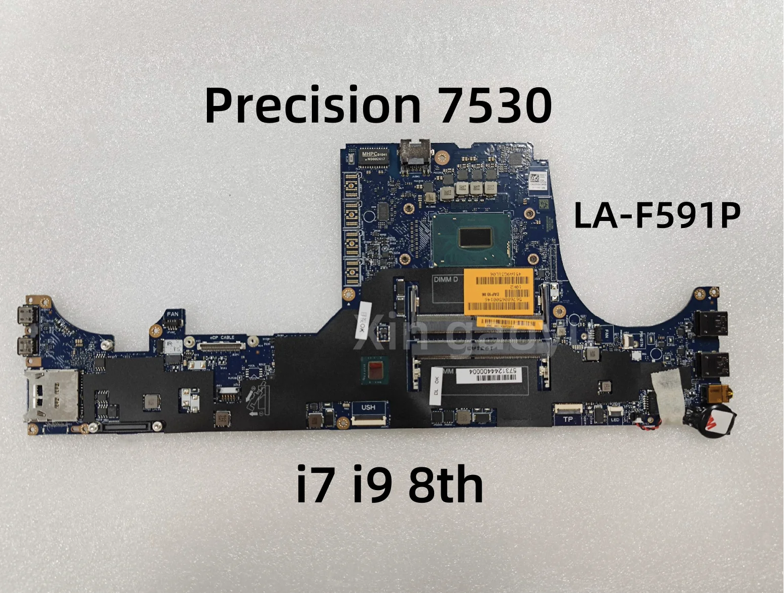 LA-F591P Original For Precision 7530 Laptop Mainboard 0XM3HC 02NRRM 0Y0MPW 0XM3HC 0XPVX4 Motherboard