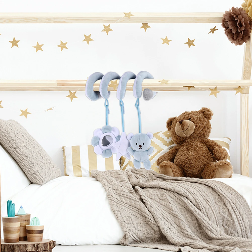 1pc Animal Baby Hanging Stroller Crib Bed Infant Toddler Skin-Friendly Adorable Gentle Soothing Educational Comfort