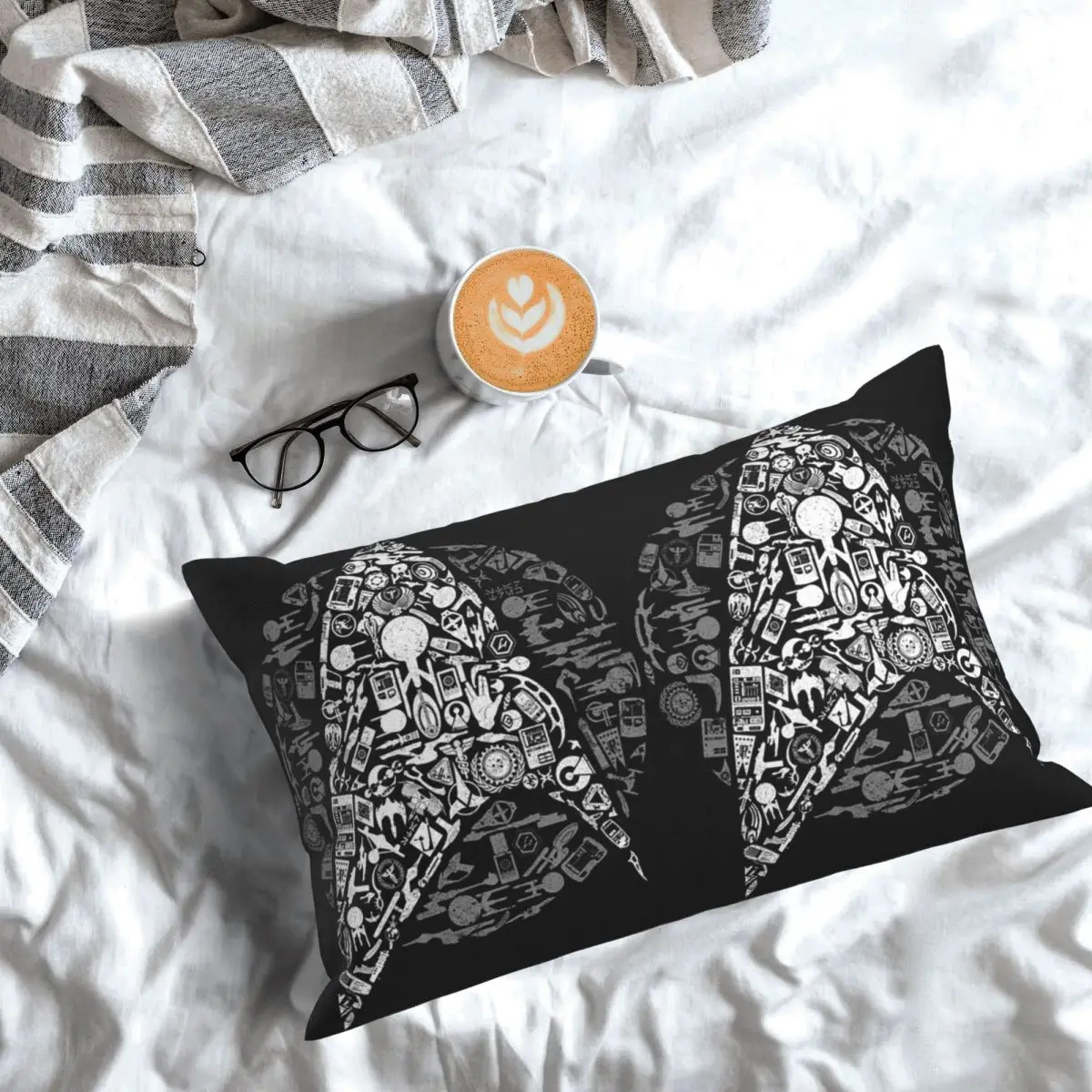 Star Treks Science Fiction TV Series Rectangle Pillowcase Cushion Cover Decor Bedroom Bed Home Comfort Throw Pillow