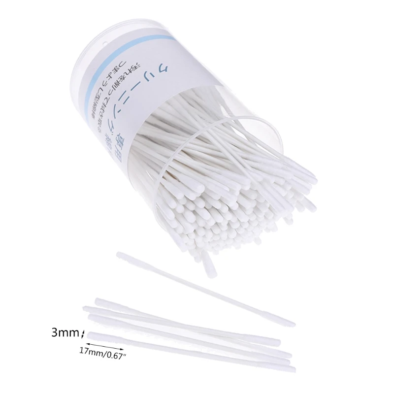 200pcs/Box Double Head Cotton Swab Nose Ears Cleaning Disposable Buds Tool Drop Shipping