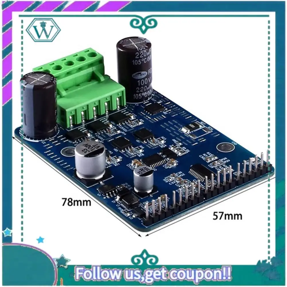 A75Q-High Power Motor Regulator Brushless Motor Control Module For Driving Sensored BLDC Three-Phase Hall Motor