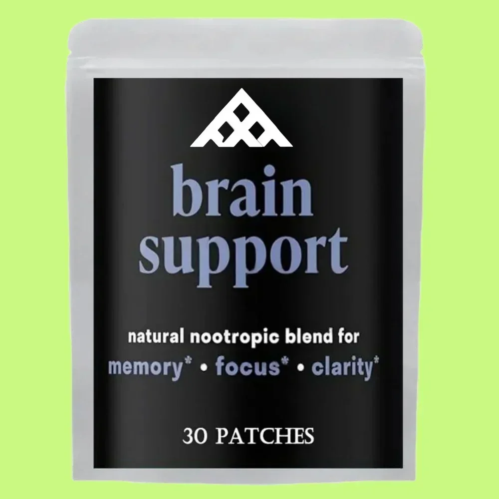 

Brain Support Transdermal Patches Concentrated Ashwagandha Root, Ginkgo Biloba Monnieri Emory and Focus Support 30 Patches