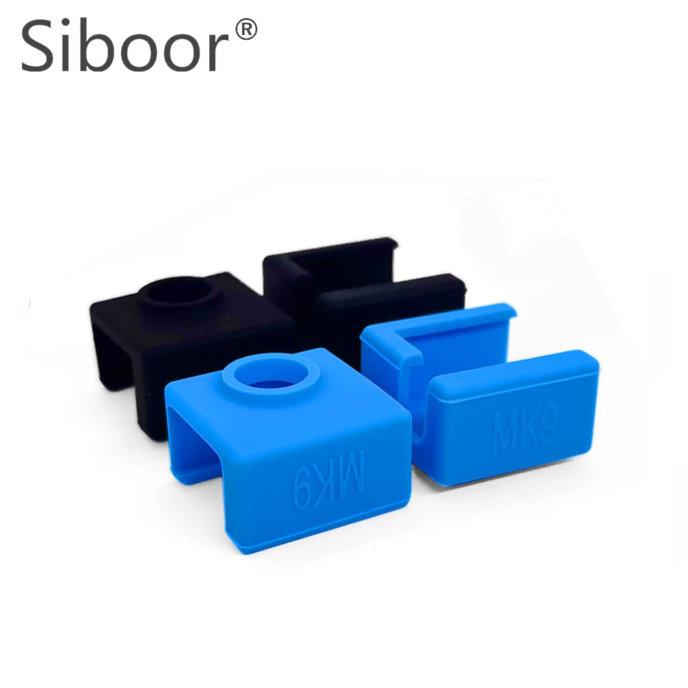 MK9 Protective Silicone Sock Cover Case for Heater Block of Creality CR-10,10S,S4,S5 Ender 3 Anet A8 MK8/MK9 Hotend 3D Printer