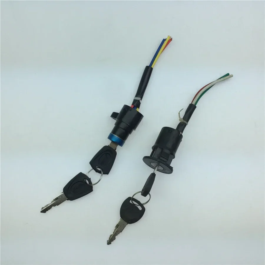 Bicycle  Electric Car Conversion Electric Car Universal Electric Door Lock Ignition Switch Key Lock 3 Wire