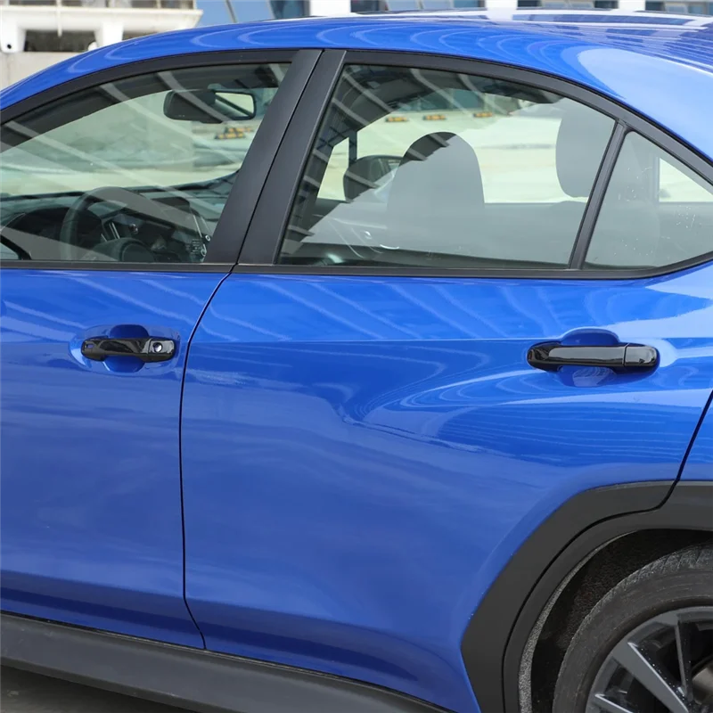 لسوبارو Crosstrek 2024 فورستر 2019-2022 غطاء مقبض الباب الخارجي للسيارة ملحقات الكسوة أسود لامع #6