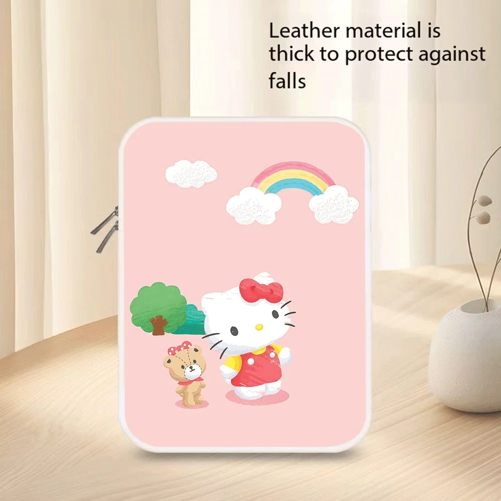 

Cartoon Storage Bag Hello Kitty Kuromi 10 11 12 13 14 15 Inch Pu Tablet Bag Laptop Sleeve Bag for Macbook Students Holiday Gifts