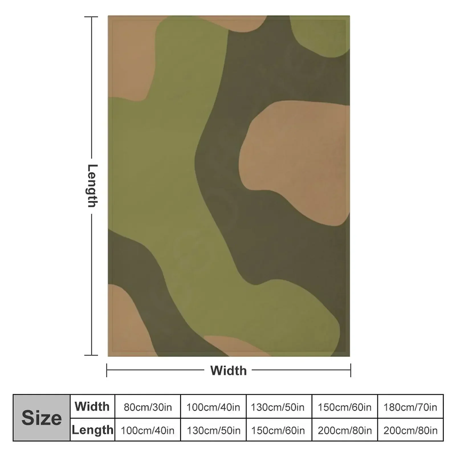 Norwegian M98 camo pattern Throw Blanket Picnic halloween Blankets