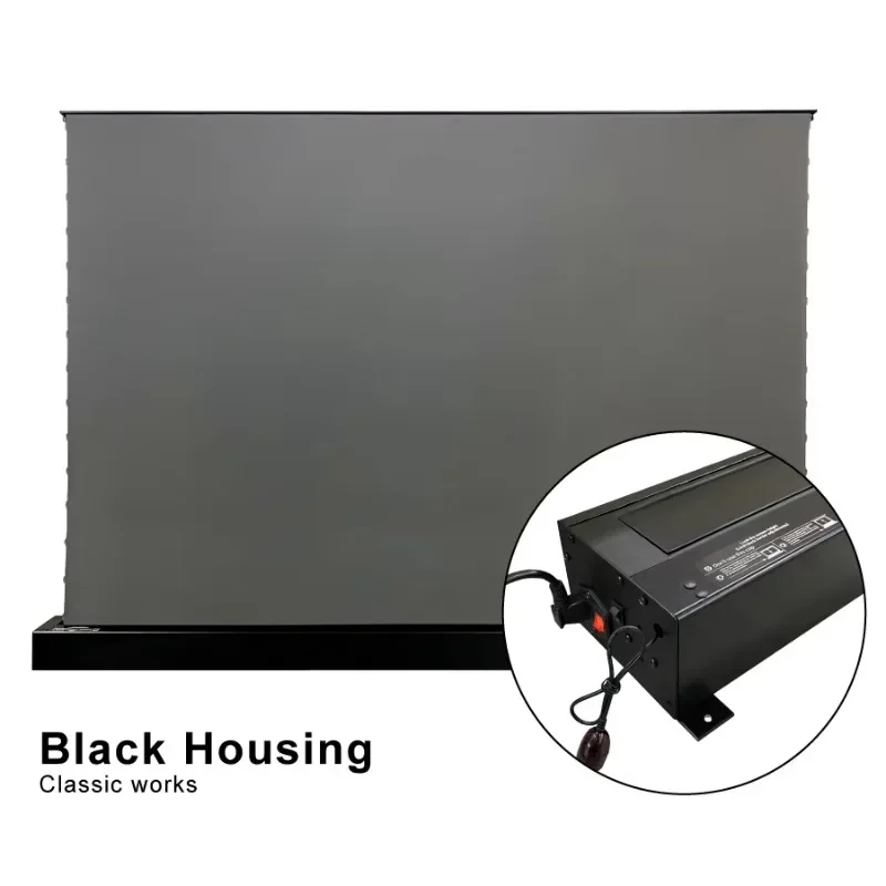 100 inches S electric Floor Screen ALR obsidian 08 projector film projection screen 4k fold 