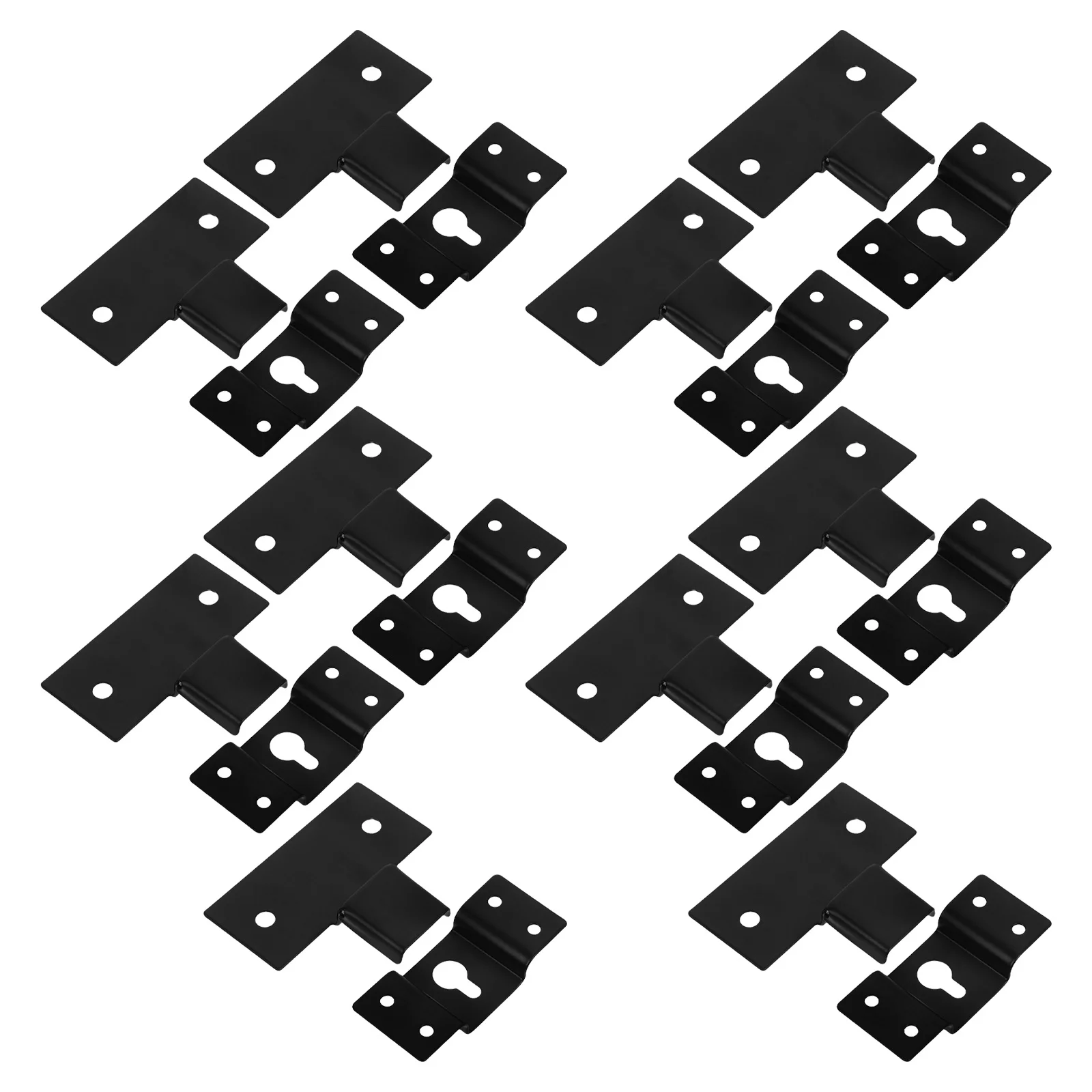 

10 set Speaker Wall Mount Brackets Universal Metal Hanger Plate For Surround Sound Theater Studio, Wall Mounted Speaker Holder