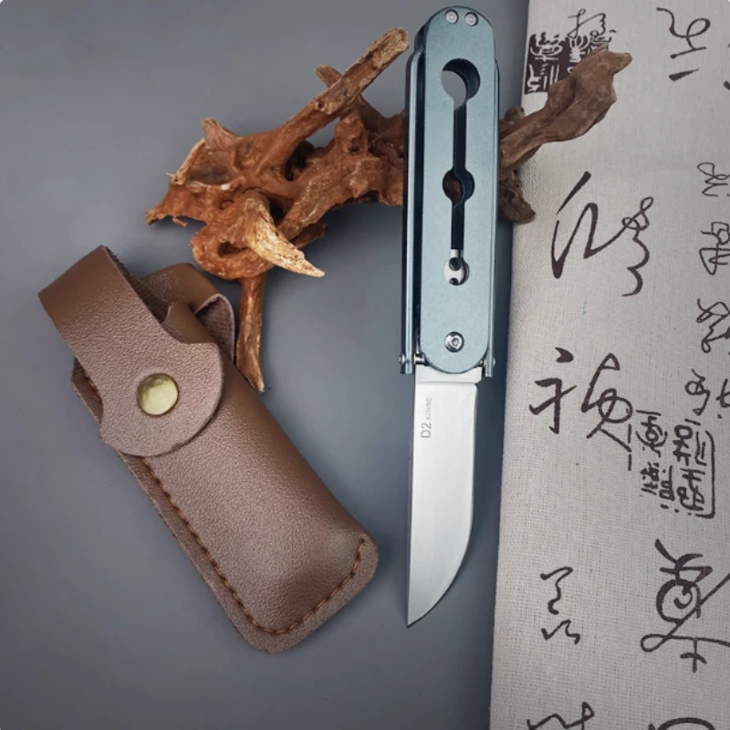 Coltello pieghevole da esterno ad alta durezza, coltello da carne portatile portatile, coltello portatile per autodifesa, coltello espresso per smontaggio