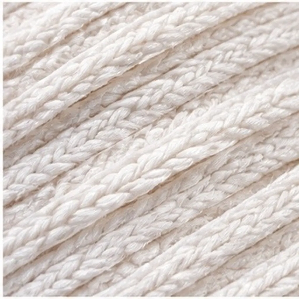 1 Roll Cotton Wick Natural Braided Spool Rope 61M Smokeless Stable Burn DIY Making Accessory Smokeless Wick