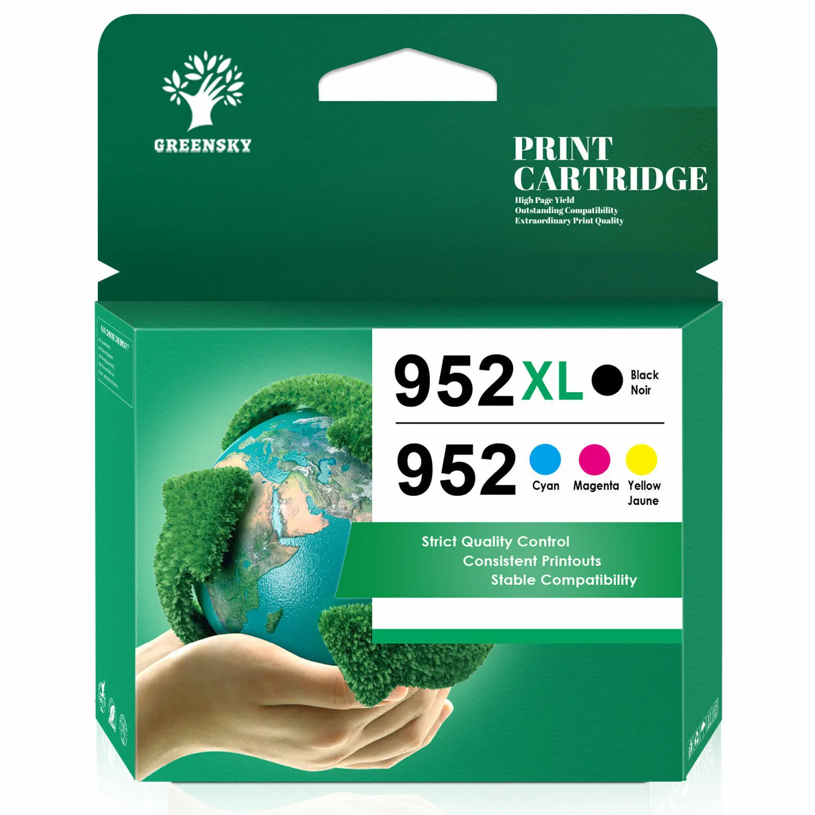 Pack de 4 cartouches d'encre 952XL 952 XL, pour HP OffSTRJet Pro 7740 8200 8210 8716 8725