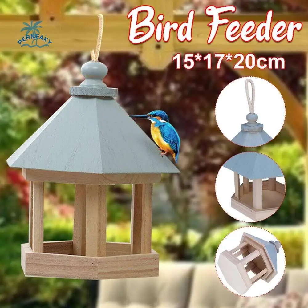 

Wood Pigeon Standing Parrot Wild Bird Feeding Garden Decor Bird Cages Bird Feeder Bird House