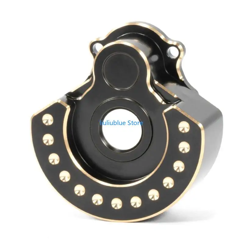 Brass zwaar gewicht buitenste portaalaandrijving behuizing met zwarte coating voor 1/10 RC CAR 62CF