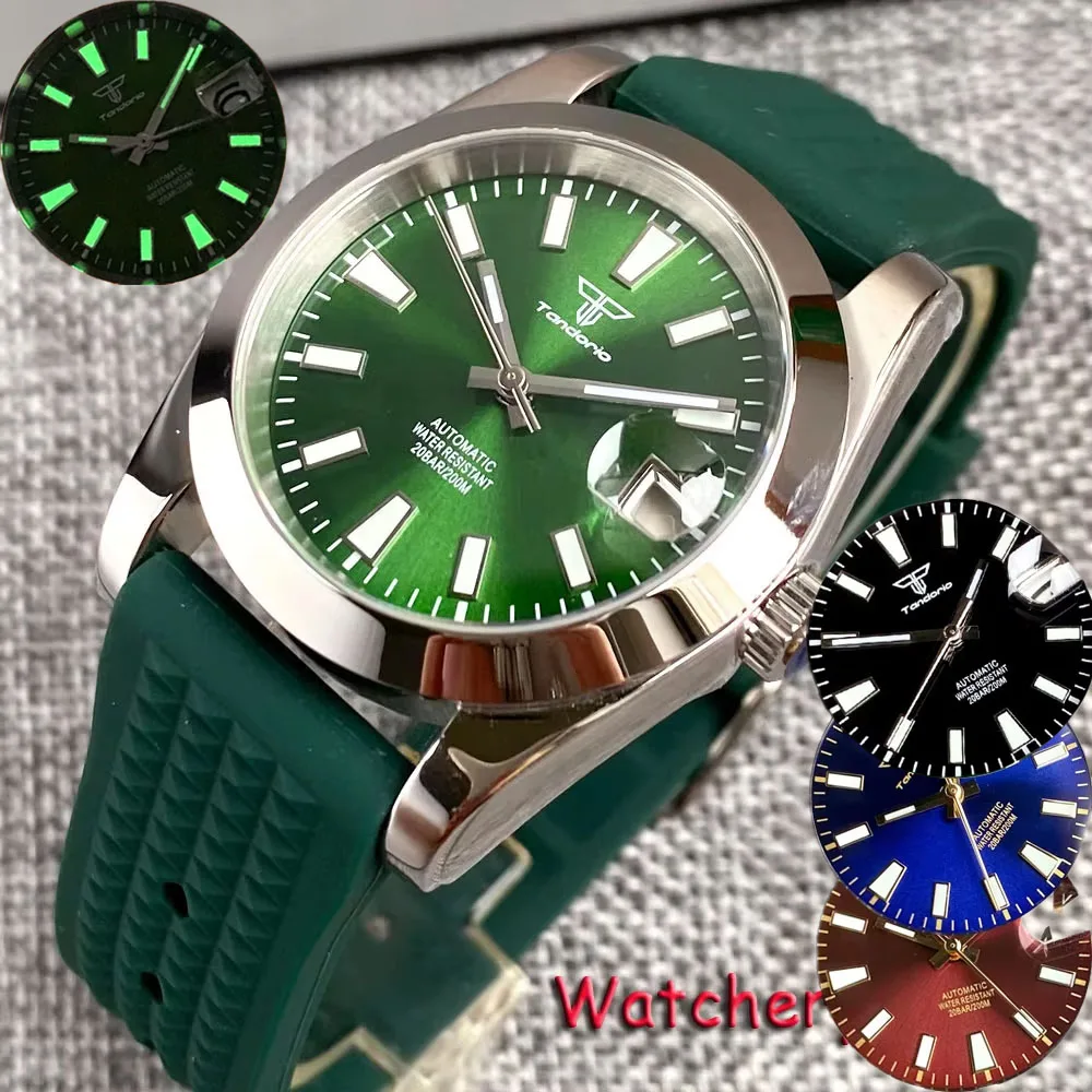 

Циклоп светящийся знак польский ободок Tnadorio 36 мм сапфировые кристаллы дата 200 м водонепроницаемый механизм NH35 автоматические мужские часы для дайвинга