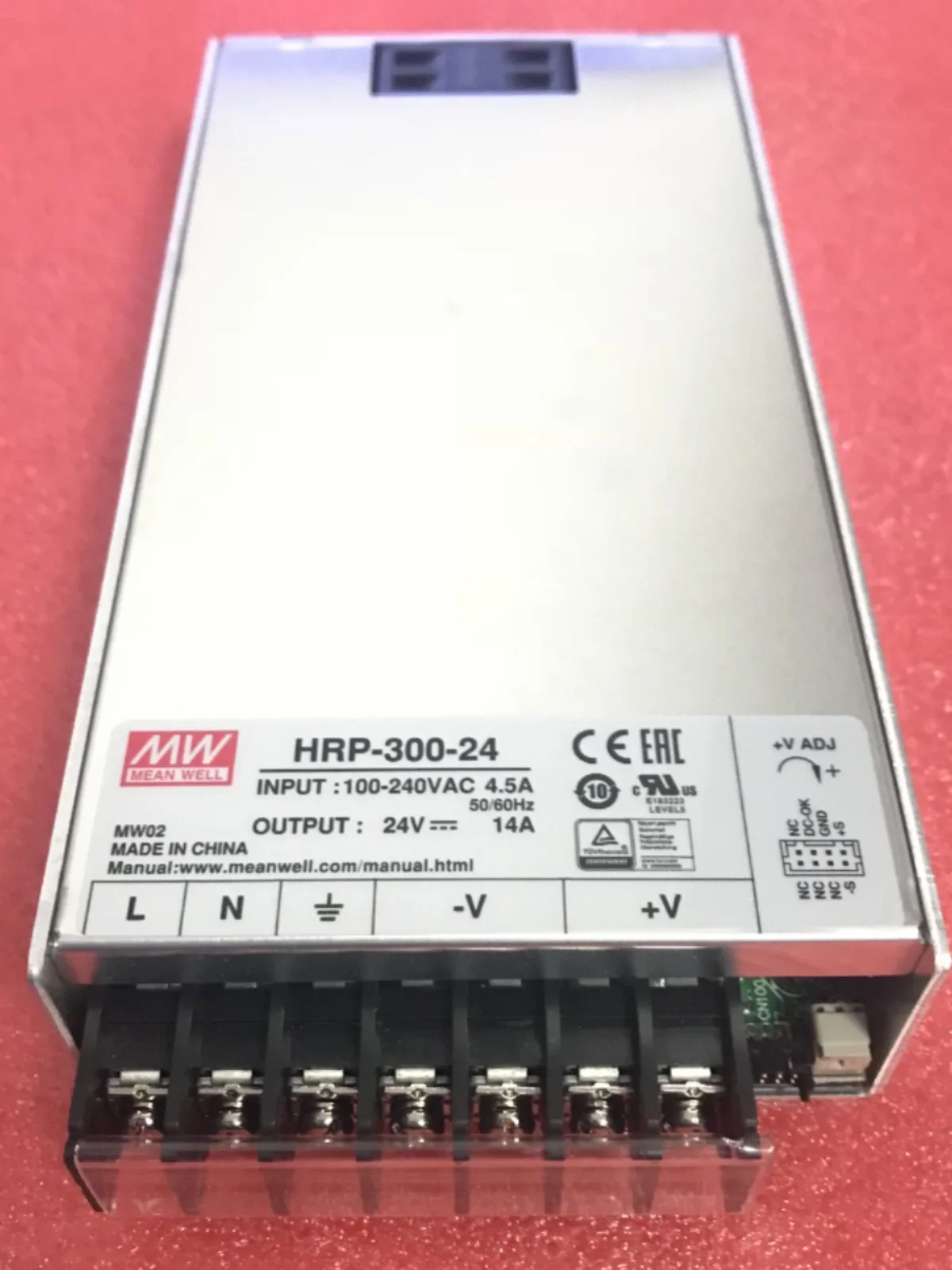 HRP-300 Mingwei 300W Switching Power Supply 12V24V36V48V/3.3/5/7.5/15 V With PFC Function