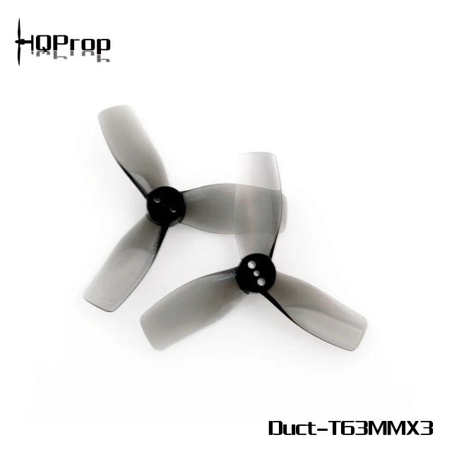 

10Pairs(10CW+10CCW) HQPROP DUCT T63MMX3 Light Grey 63mm 3-Blade PC Propeller for FPV Freestyle 2.5inch Cinewhoop Ducted Drones