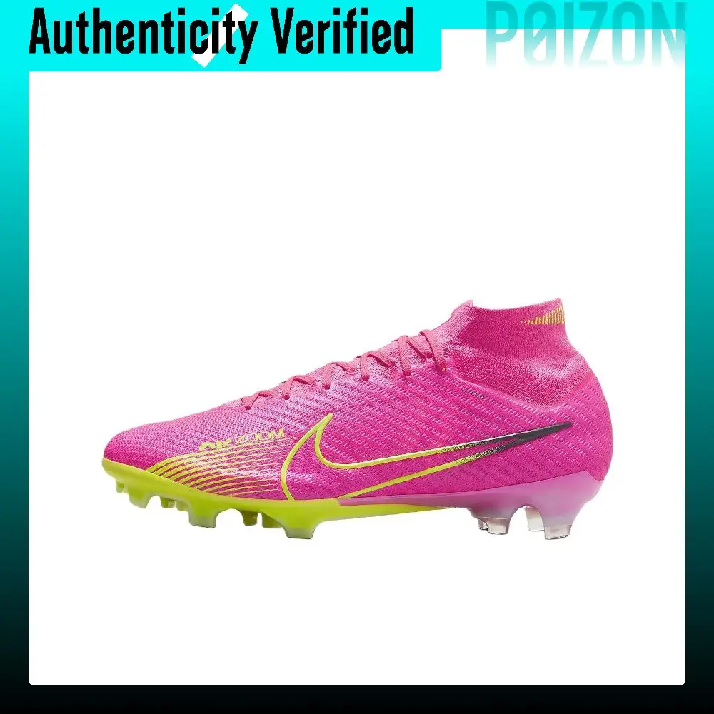 Nike Mercurial Superfly 9 MG Multi Ground Artificial Turf Cushioning Slip Resistant Abrasion Resistant Soccer Shoes DJ4977-605