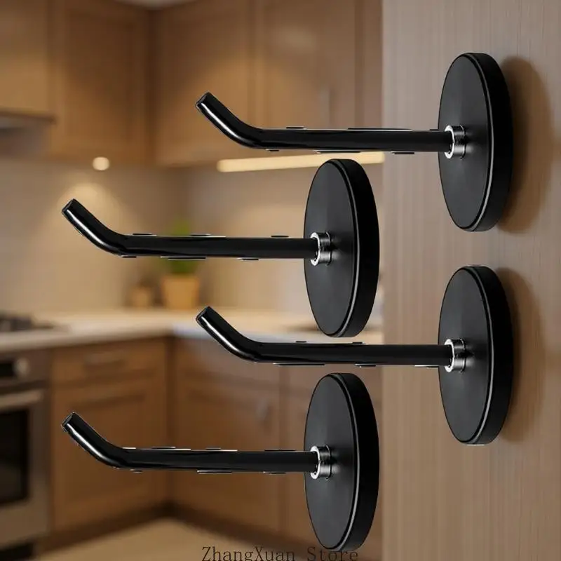 4 Pieces Durable Iron Hooks With Nonslip Coating Perfect For Small Items 3XUF