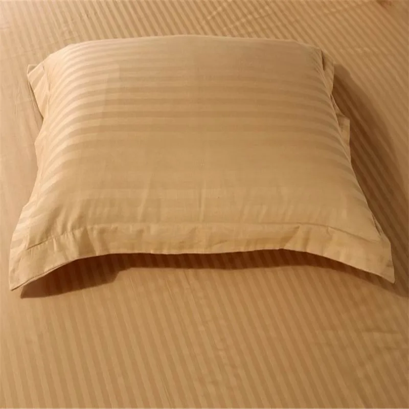 2pcs Cotton Premium Satin Stripe Encryption Fabric Pillowcase 50*70cm&70*70cm More Specifications