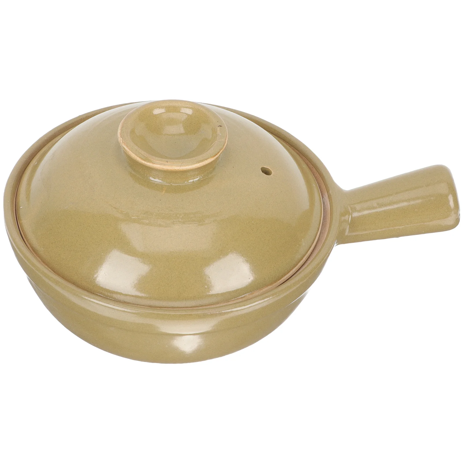 

Single Chinese Clay Pot Heat-Resistant Casserole Dish for Braised Chicken Rice Soup Noodles Stew Cooking Kitchen Cookware