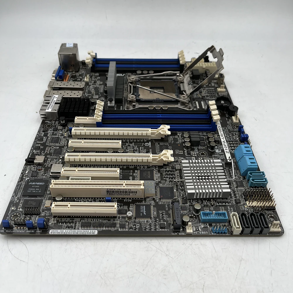 One-Way Server Motherboard For ASUS Z10PA-U8/10G-2S 2011-3 C612 DDR4 Support E5 26XX V3 V4