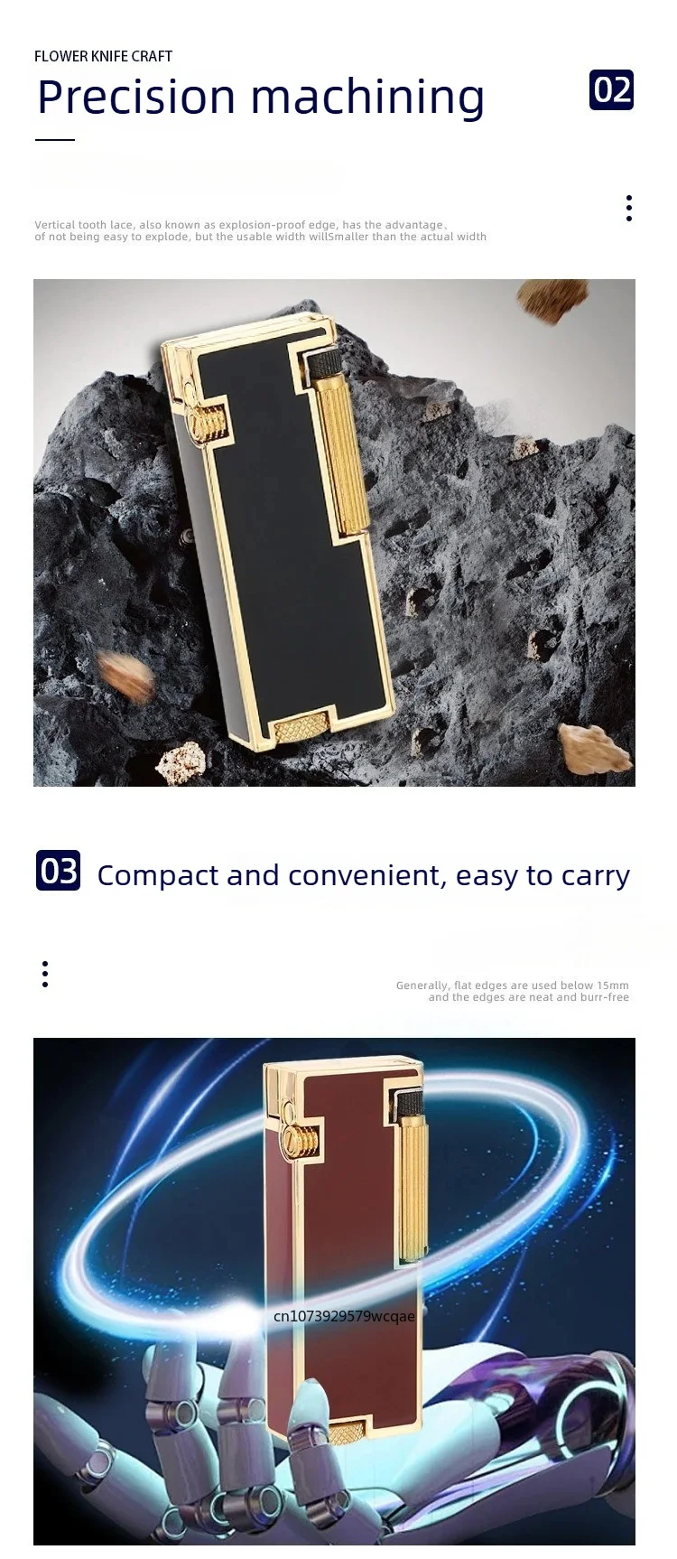 ZORRO Automatic Pop-up Fuel Lighter, Narrow Side Slip Grinding Wheel Ignition, Resin Craftsmanship, High-end Exquisite Gifts