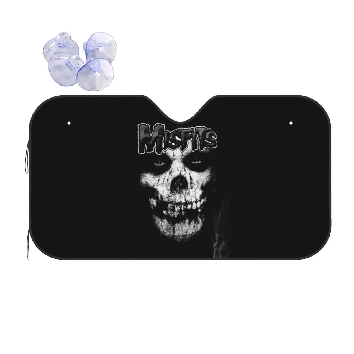 

Misfits Skull Sunshade Windscreen Car Front Windshield Window Sun Visor Accessories Covers