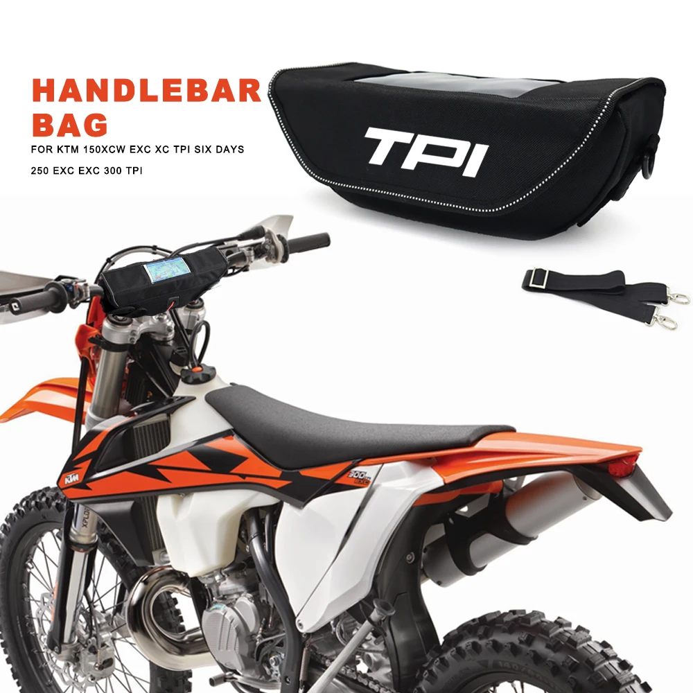 Motorcycle Handlebar bag waterproof handlebar travel navigation bag For KTM exc 300 tpi 150XCW EXC XC TPI Six Days 250 exc