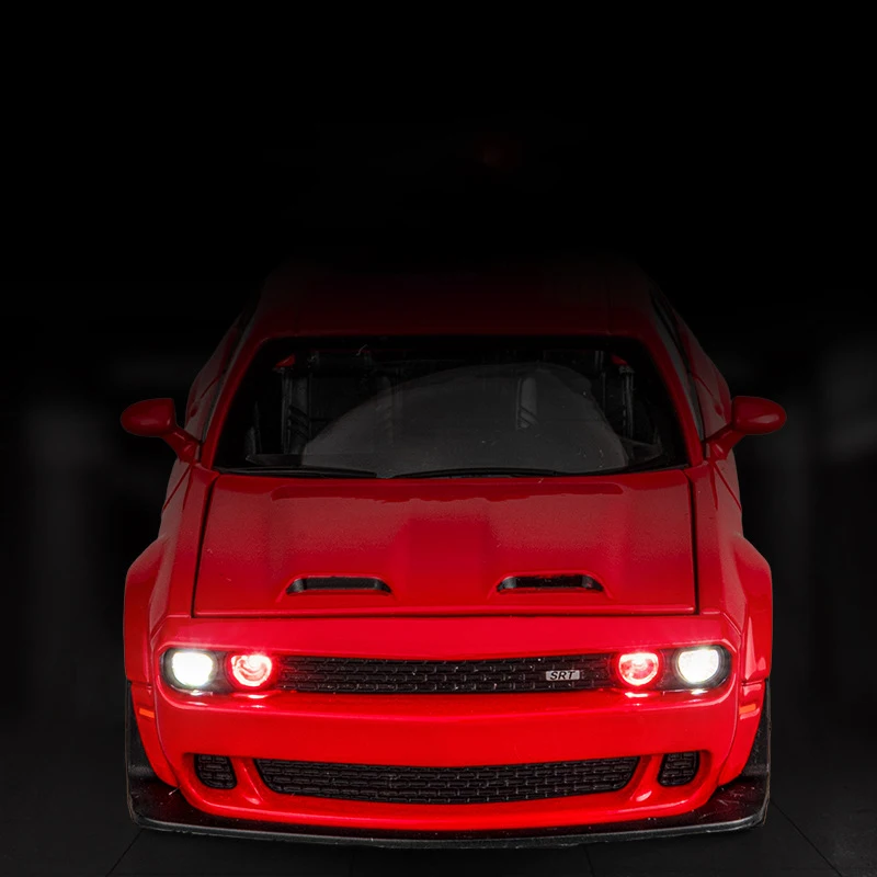 1:32 Dodge зарядное устройство Challenger Hellcat компьютерная модель автомобиля из сплава игрушка литая игрушка автомобиль