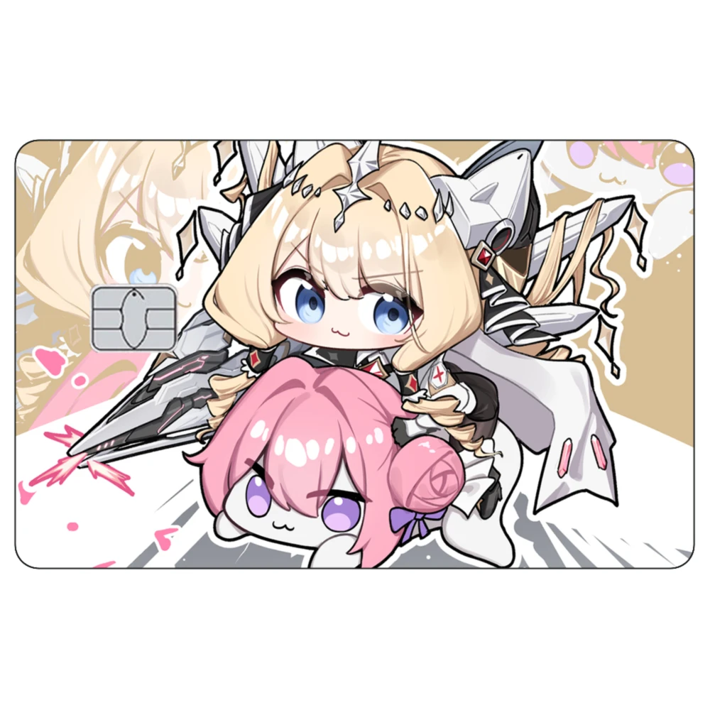 ملصقات NIKKE لبطاقة الائتمان Doro Matte لبطاقة البنك VISA Mastercard JCB وغيرها من البطاقات المغناطيسية IC