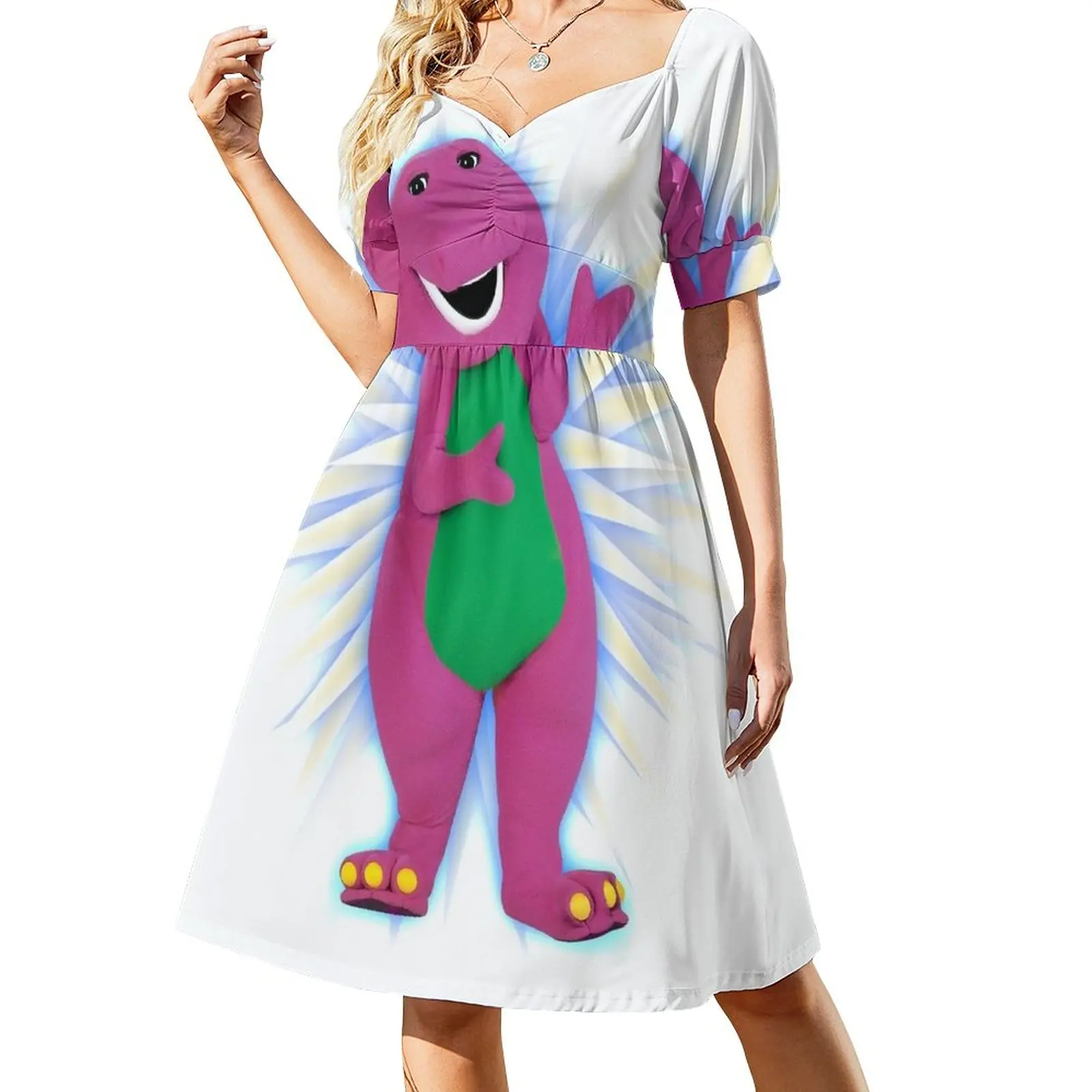 

Barney The Dinosaur <3 Sleeveless Dress fairy dress festival outfit women Women's dresses Prom gown