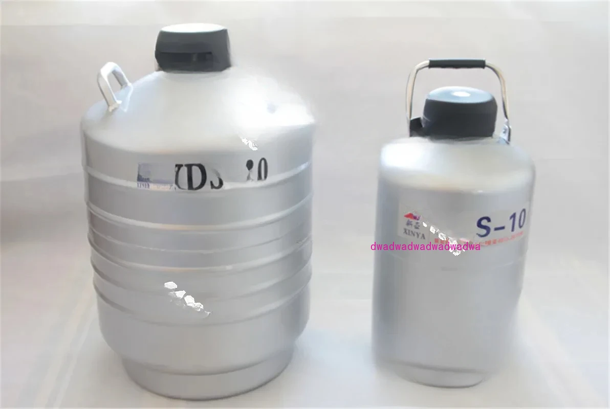 3/6/10/15/30L Liquid Nitrogen Container Cryogenic Tank Dewar Liquid Nitrogen Container with Liquid Nitrogen Tank YDS-10