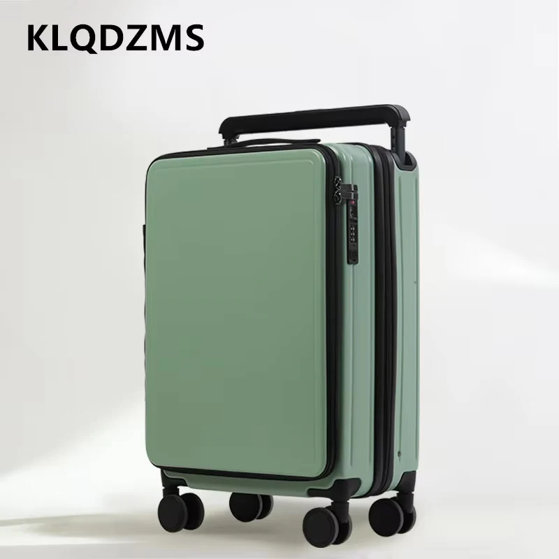 KLQDZMS 20 Inch Luggage 26" Large Capacity Trolley Case Men's ABS + PC Suitcase Women's Universal Wheel Rolling Suitcase