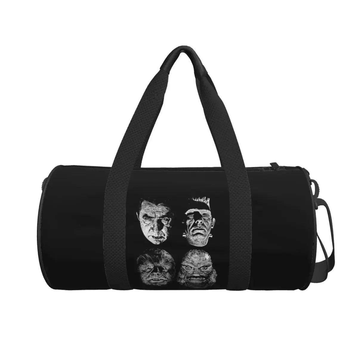 Universal Studios, Monsters,dracula, Wolfman, Frankenstein Large Duffle Gym Bag Duffle Travel Bags Handbags Fitness bag