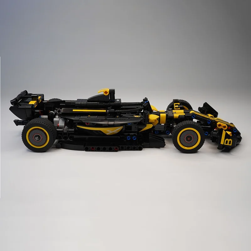 598 pièces MOC technique Bugattied Bolide modèle blocs de construction bricolage cadeaux de noël jouets créatifs idée éducation brique