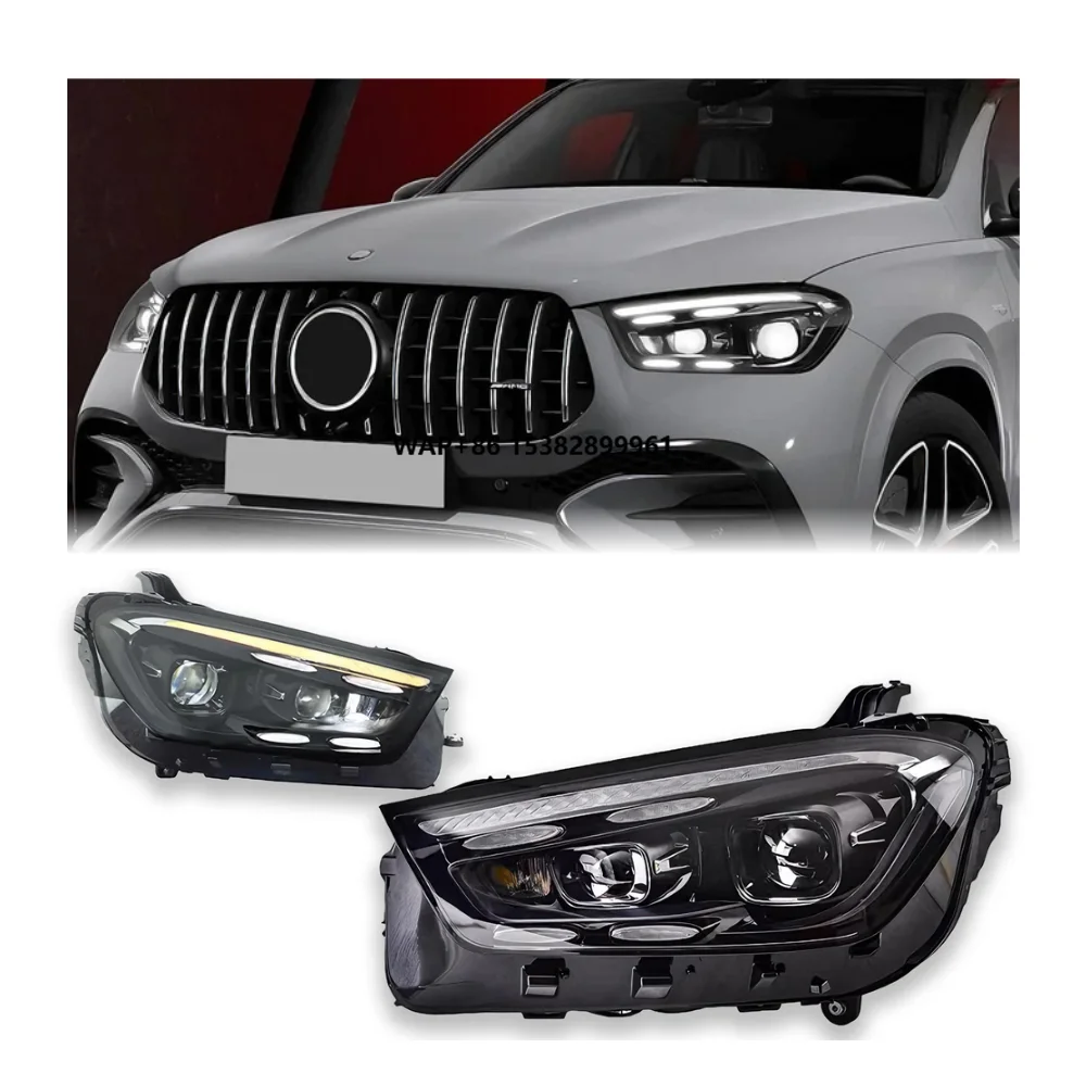 

GLE W167 Headlights 2020-2024 DRL LED Upgrade Turn Signal Head Lamp Modified Assembly Signal Auto Accessories for Benz