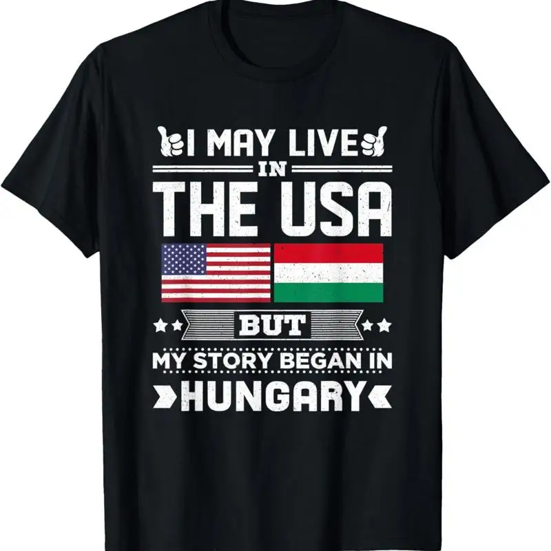 

Я могу жить в США, но моя история, футболка «Бжаан Угорщина»