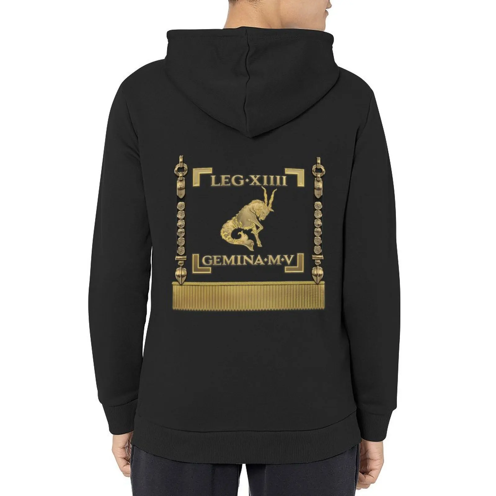 

Standard of the 14th Legion Gemina - Vexillum of The Twinned Fourteenth Legion Gemina Martia Victrix Hoodie