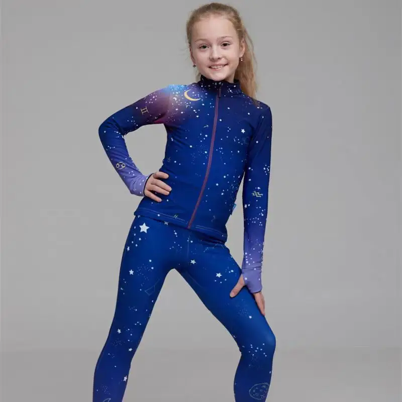Custom Figure Skating Clothing Training Clothing Ice Skating Practise Outfit