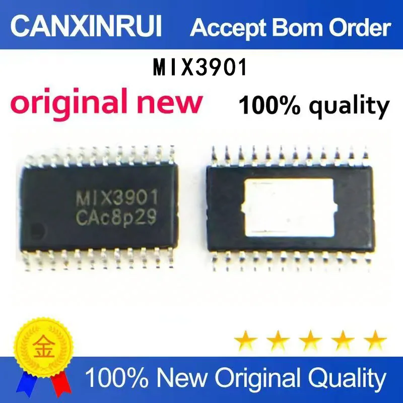 

(5-100 Pieces) MIX3901 TSSOP-24 M1X3901 6W Class F amplifier IXC audio amplifier chip is brand new