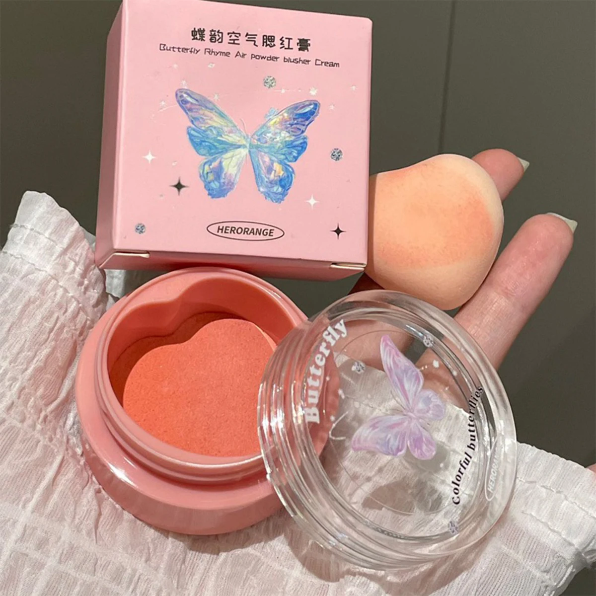 Matte Monochrome Powder Blusher Bright Face Soft Makeup Palette Durable Fine Powder Korean Cosmetics Natural Powder Blusher