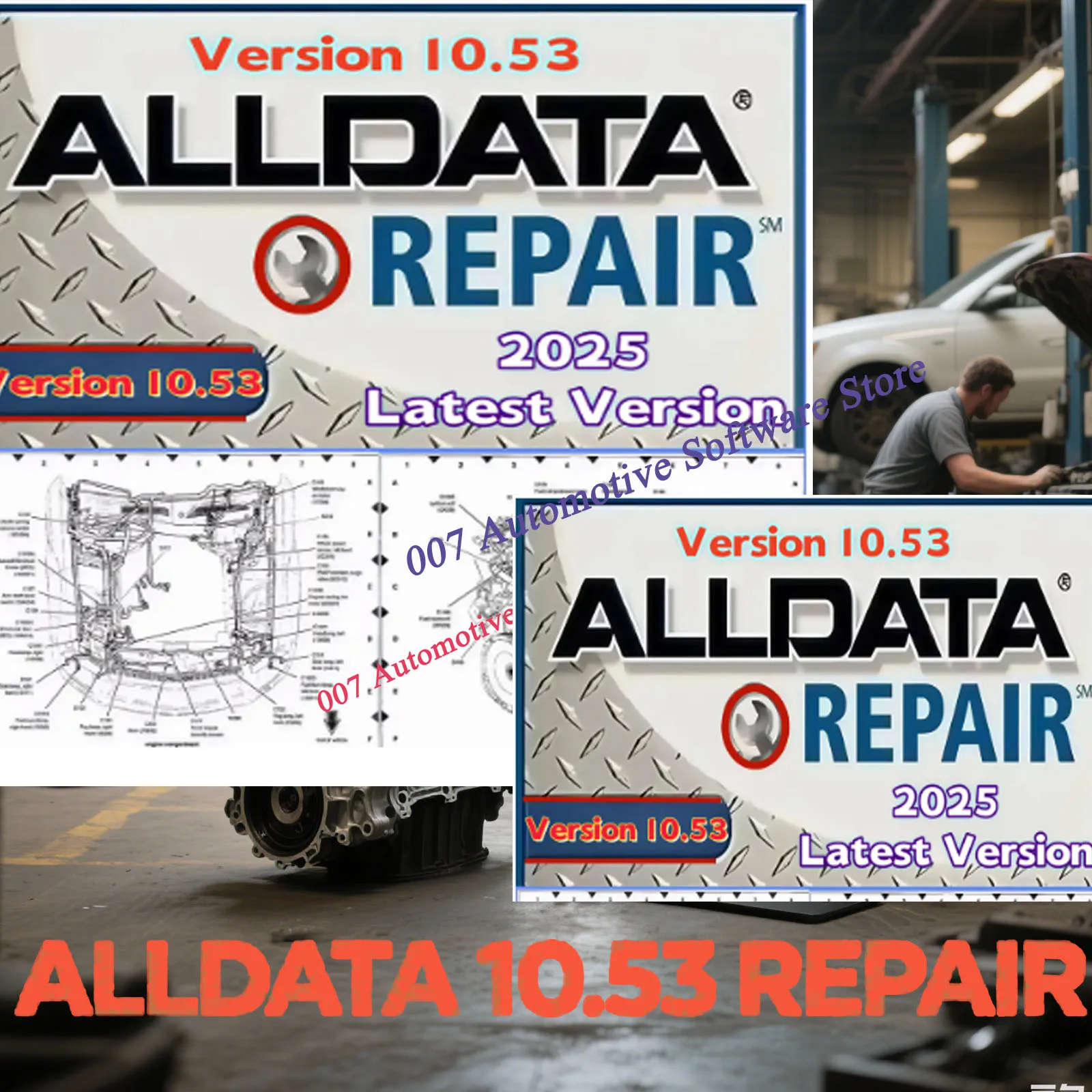 2026 AllData 10.53 برنامج إصلاح السيارات 2026 تشخيص وصيانة بيانات السيارة الشاملة مع مخطط الأسلاك للمركبات #6