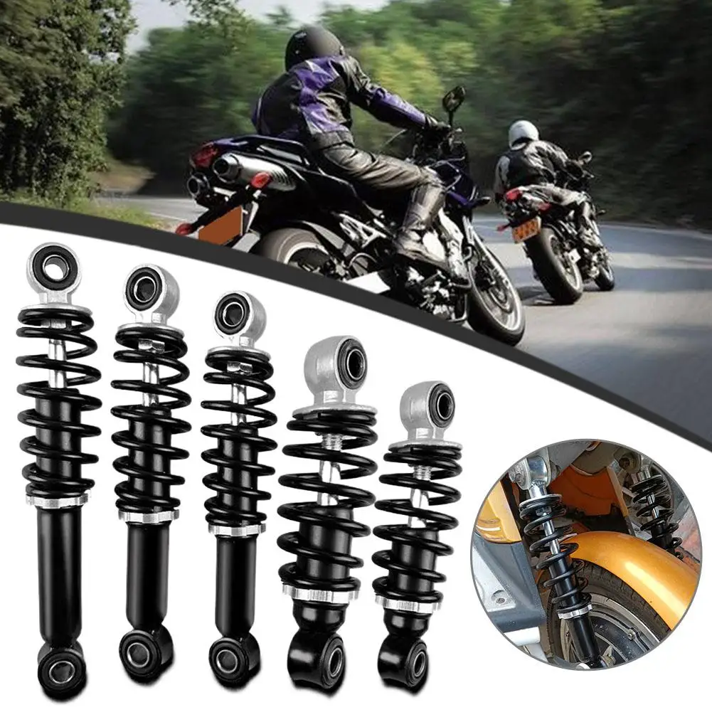 NEW 14/16/18/20/22cm Spring Shock Absorber E-Bike Motorcycle Scooter Absorber Motorcycle Rear Straight Suspension Shock Bum H2G1