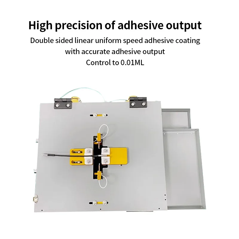 Fully automatic USB shell pushing and dispensing machine data cable adapter double-sided fast drying adhesive shell pushing