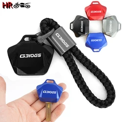 G310GS Motorcycle Keychain Key Chain Ring With Logo For BMW G310GS G 310 GS Aluminum Key Cover Case Shell Protector Accessories