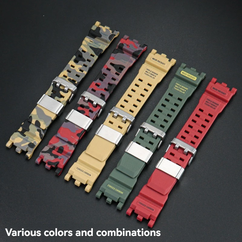 حزام مطاطي من الراتنج مطور لساعة Casio G-Shock GWG-2000 GWG-2040، استبدال سوار ساعة Big Mudmaster الجيل الثاني للرجال