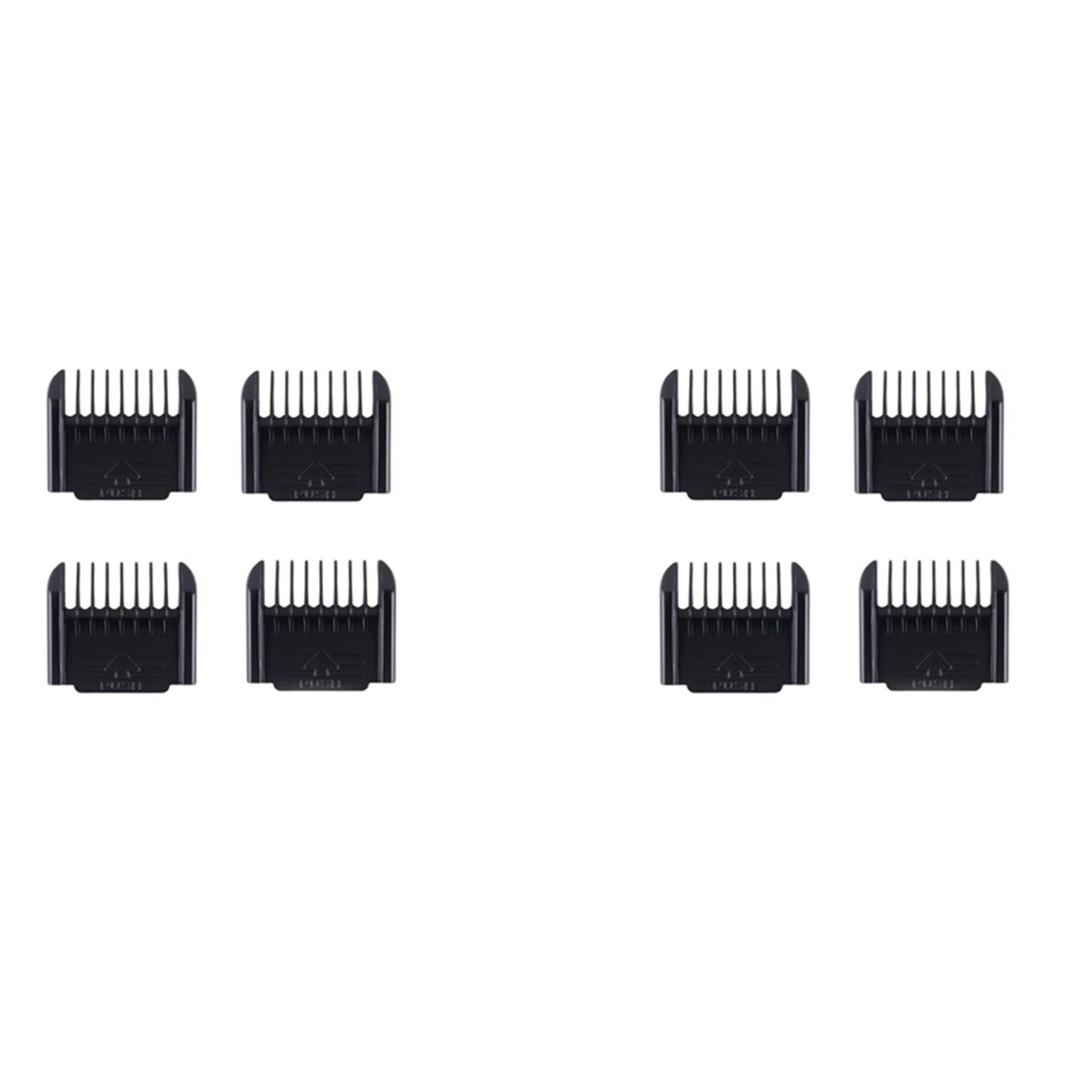 AC23-Electric Clipper Accessories,8Pcs Cut Clipper Limit Comb Guide Attachment Size Barber Replacement(3Mm,6Mm,9Mm,12Mm)