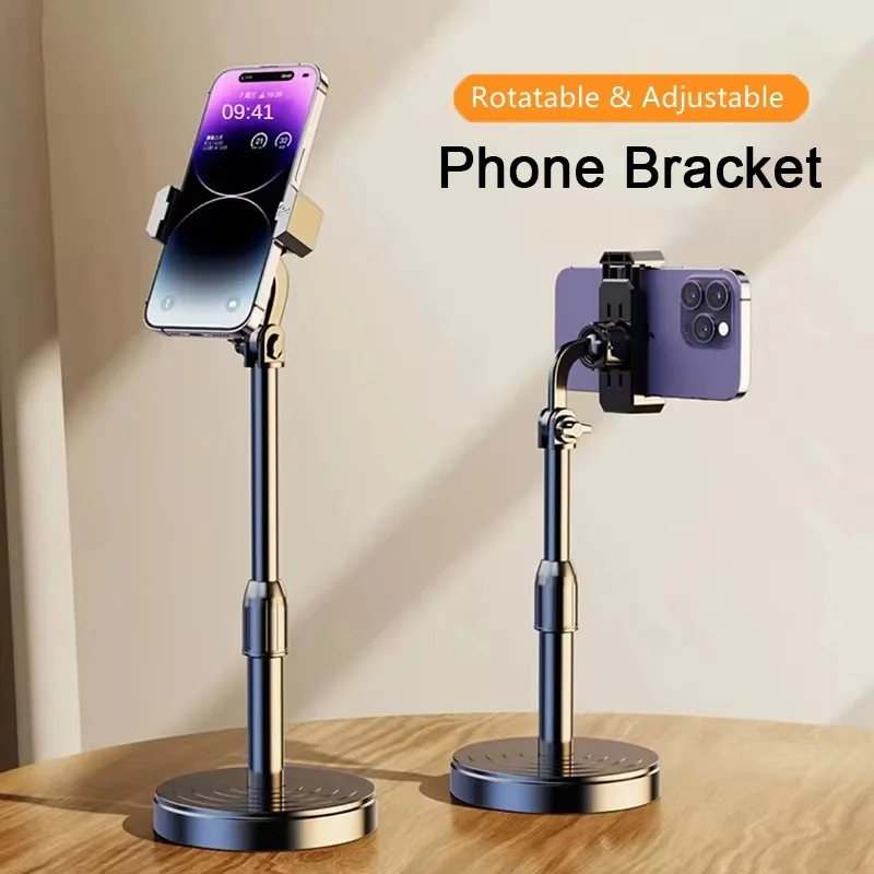 

360° Rotatable Anti-Slip Base Desktop Lazy Foldable Adjustable Flexible Phone Bracket Live Broadcast For iPhone Xiaomi Samsung